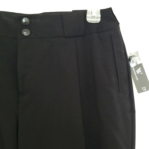 Worthington Black Career Wear Dress Pants Women's Size 12 - Picture 3 of 6
